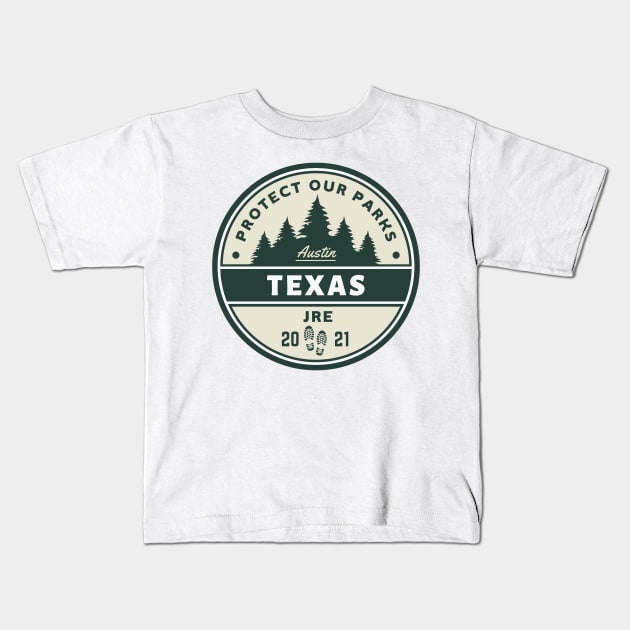 Protect our Parks XXVVII Kids T-Shirt by TexasToons